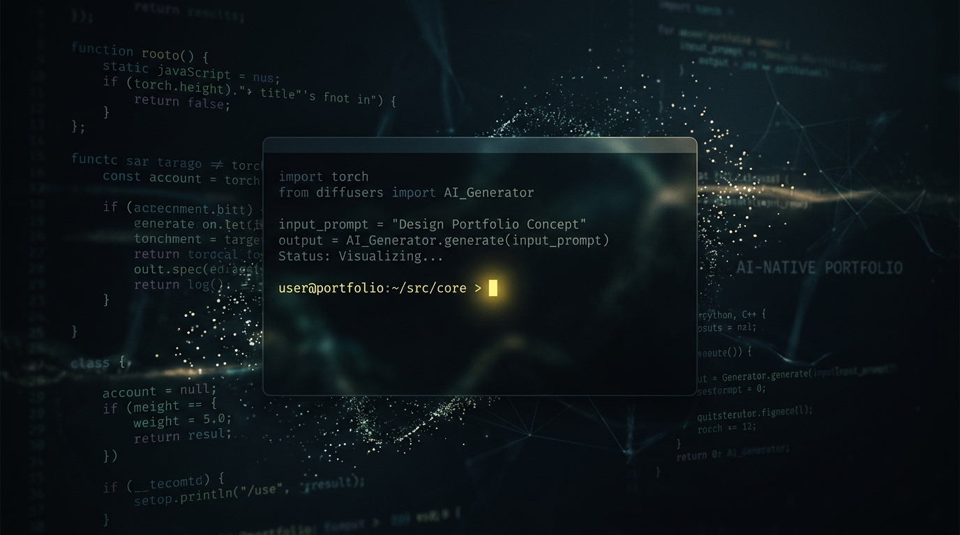 AI-Native Portfolio Website